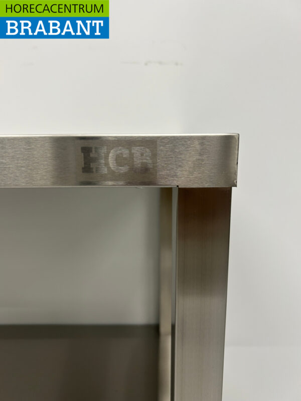 RVS Dubbele Etagère Brug 140 x 35 x 70 cm Horeca - Afbeelding 4