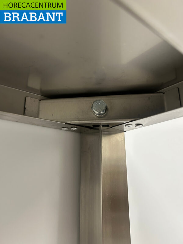 RVS Dubbele Etagère Brug 140 x 35 x 70 cm Horeca - Afbeelding 5