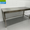 RVS Werktafel Tafel Basic-line 180 x 70 x 85 cm Horeca - Afbeelding 3