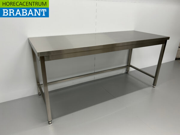 RVS Werktafel Tafel Basic-line 180 x 70 x 85 cm Horeca - Afbeelding 3
