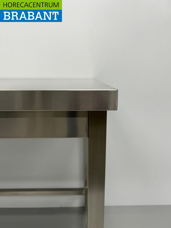 RVS Werktafel Tafel Basic-line 180 x 70 x 85 cm Horeca - Afbeelding 4