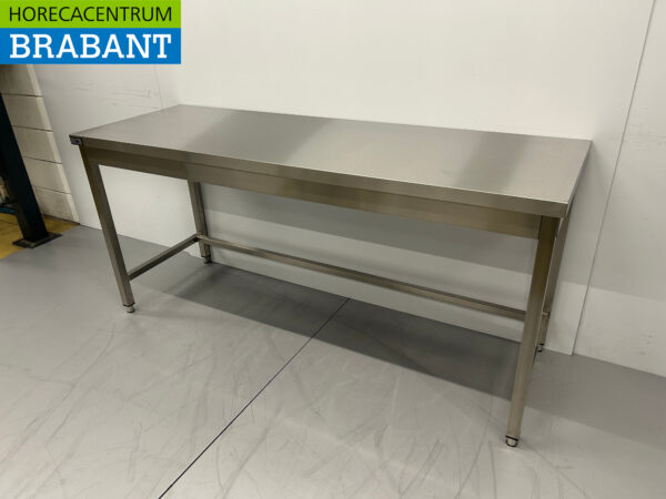 RVS Werktafel Tafel Basic-line 180 x 60 x 85 cm Horeca - Afbeelding 2