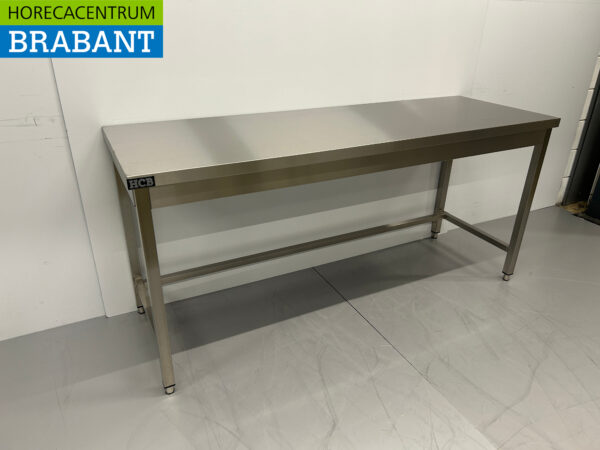RVS Werktafel Tafel Basic-line 180 x 60 x 85 cm Horeca - Afbeelding 3