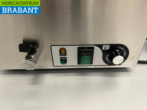 RVS HCB Bain marie 4 x 1/4 GN 230V Horeca - Afbeelding 6
