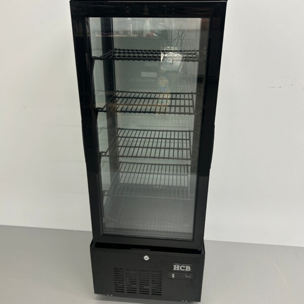 HCB Koelvitrine Gebaksvitrine Zwart 92 liter 230V Horeca