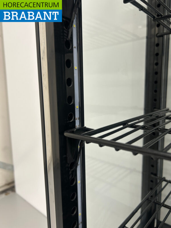 HCB Koelvitrine Gebaksvitrine Zwart 92 liter 230V Horeca - Afbeelding 5