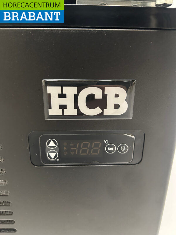 HCB Koelvitrine Gebaksvitrine Zwart 92 liter 230V Horeca - Afbeelding 6