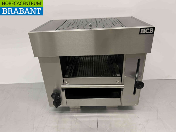 RVS  Pitagrill Pita oven Salamander grill 2 branders 5,4 kW Premium-line 65 cm GAS Horeca