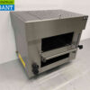 RVS  Pitagrill Pita oven Salamander grill 2 branders 5,4 kW Premium-line 65 cm GAS Horeca - Afbeelding 3