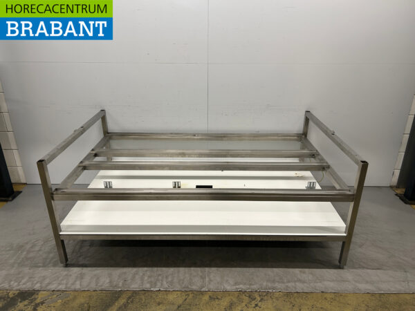 RVS Onderstel voor apparatuur op te zetten 208 x 128 x 85 cm Horeca
