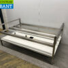 RVS Onderstel voor apparatuur op te zetten 208 x 128 x 85 cm Horeca - Afbeelding 3