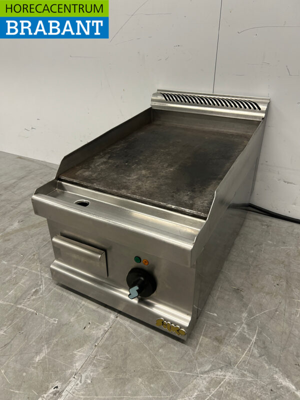 RVS Silko bakplaat grill grillplaat 40 cm 400V Horeca - Afbeelding 2