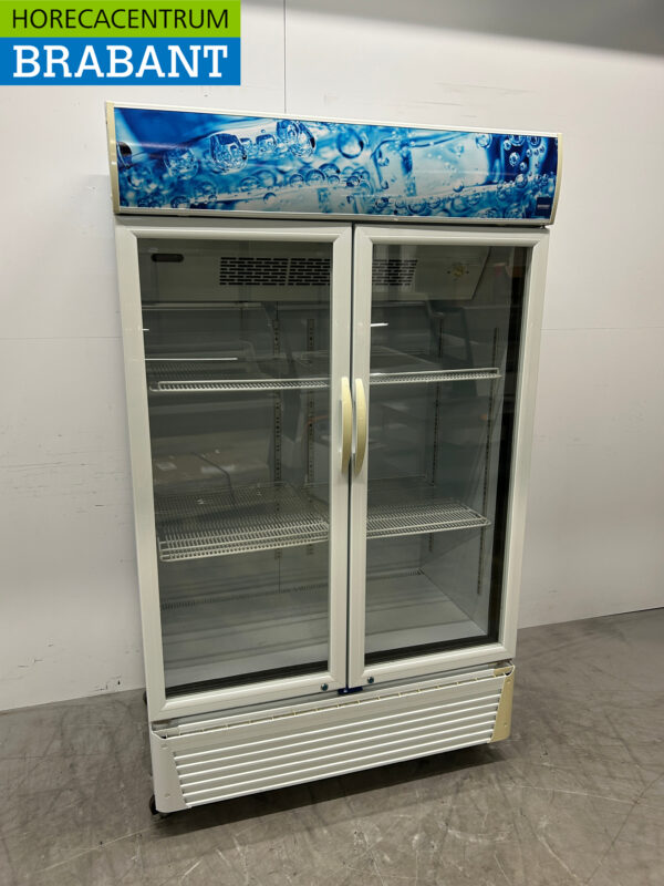 Maxxfrost Dubbeldeurs Glasdeurkoeling Koelkast Drankkoelkast Glazen deur 600 liter 230V Horeca