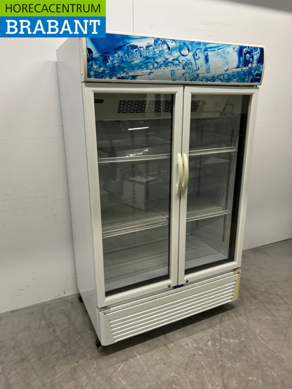 Maxxfrost Dubbeldeurs Glasdeurkoeling Koelkast Drankkoelkast Glazen deur 600 liter 230V Horeca - Afbeelding 2