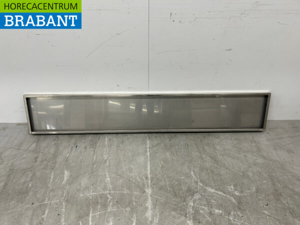 RVS Wandschap schap 180 x 30 cm Horeca - Afbeelding 2