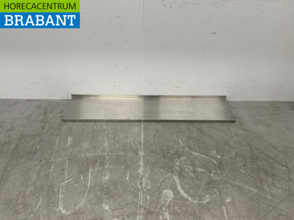 RVS Wandschap schap 140 x 30 cm Horeca