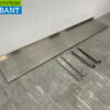 RVS Wandschap schap met beugels 160 x 30 cm Horeca - Afbeelding 2