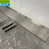 RVS Wandschap schap met beugels 160 x 30 cm Horeca - Afbeelding 3