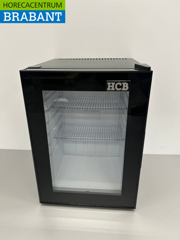 HCB ABS Minibar Mini koelkast Glazen deur Glasdeur 40 liter 230V Horeca