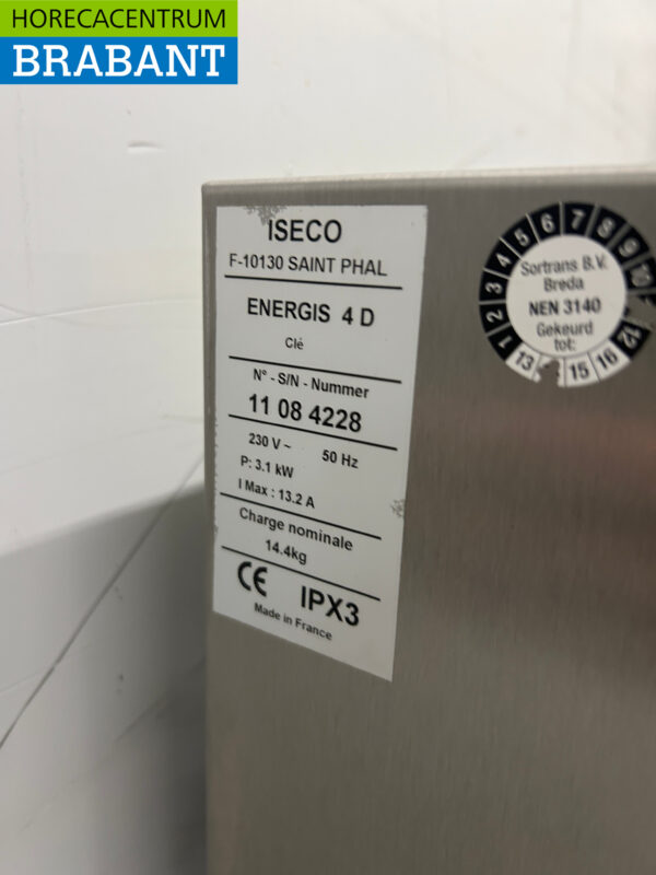 RVS Iseco Regenereerkast Regeneratie Oven 230V Horeca - Afbeelding 7