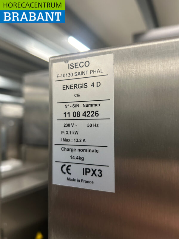 RVS Iseco Regenereerkast Regeneratie Oven 230V Horeca - Afbeelding 7