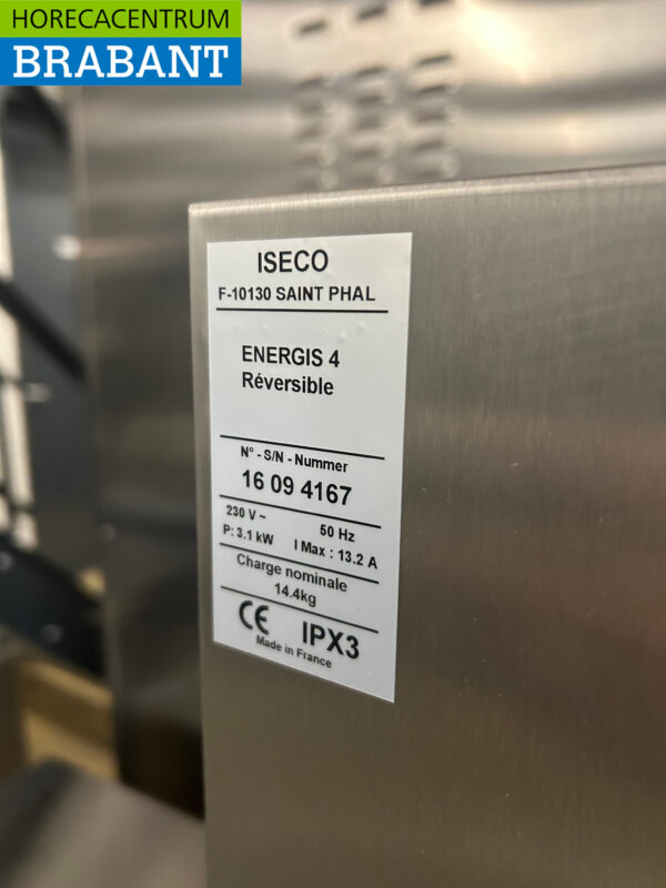 RVS Iseco Regenereerkast Regeneratie Oven 230V Horeca - Afbeelding 6