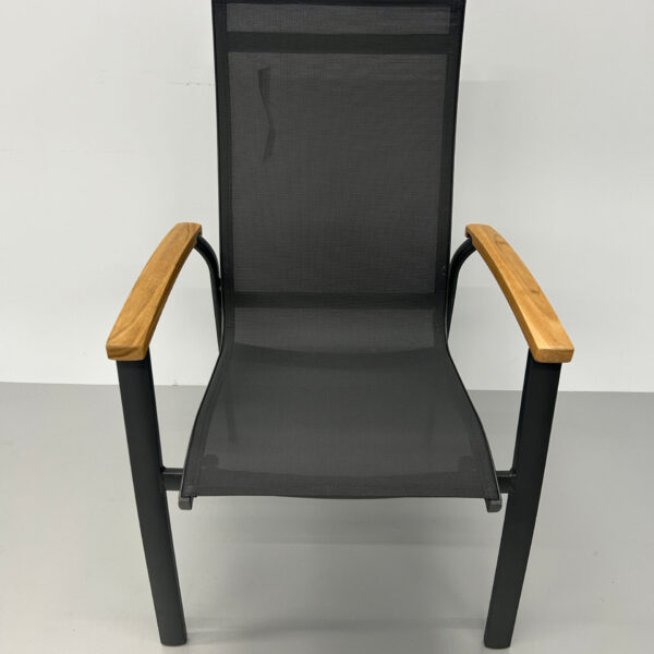 Best Freizeitmöbel Cavalese Antraciet Terrasstoel Stoelen Terrasstoelen Stoel Stapelbaar Horeca