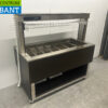 Verrijdbare Afinox Koelvitrine Koelbuffet buffet Gekoeld 4 x 1/1 GN 149,5 cm 230V Horeca - Afbeelding 2