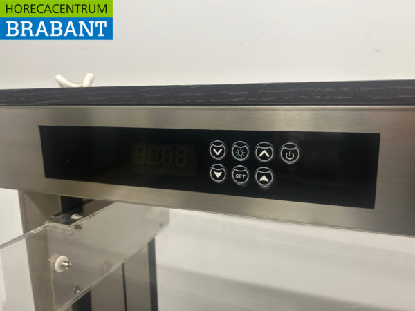 Verrijdbare Afinox Koelvitrine Koelbuffet buffet Gekoeld 4 x 1/1 GN 149,5 cm 230V Horeca - Afbeelding 5