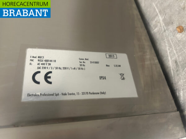 RVS Zanussi NUC3 Vaatwasser Vaatwasmachine Voorlader 400V Horeca - Afbeelding 6