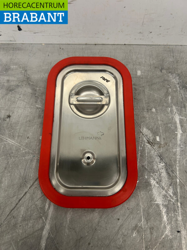 RVS Rubber Gastronorm deksel 1/4 GN Horeca