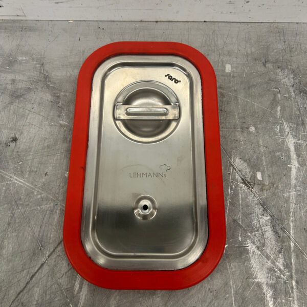 RVS Rubber Gastronorm deksel 1/4 GN Horeca