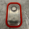 RVS Rubber Gastronorm deksel 1/4 GN Horeca - Afbeelding 2