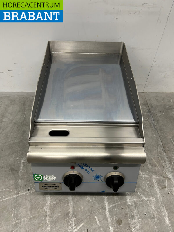 RVS Combisteel Grillplaat Bakplaat 40 cm 400V Horeca