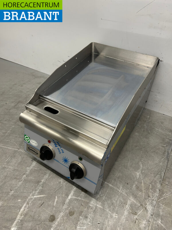 RVS Combisteel Grillplaat Bakplaat 40 cm 400V Horeca - Afbeelding 2