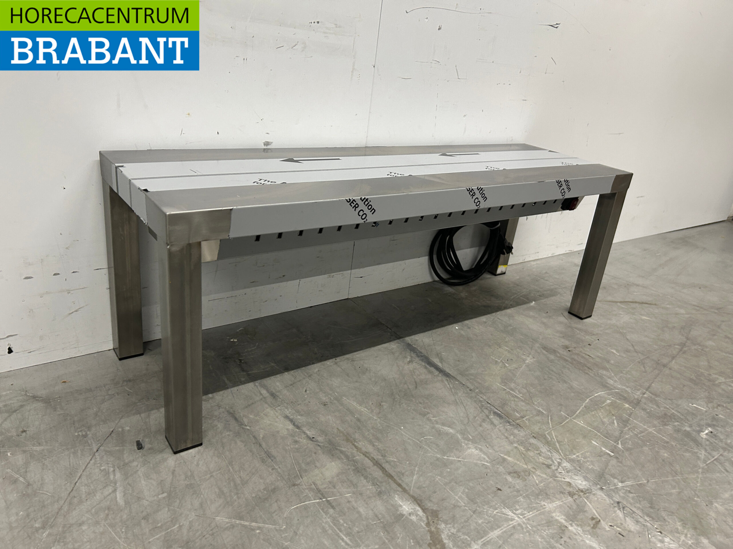 RVS Combisteel Warmtebrug Warmhoudbrug Verwarmde etagere 100 cm Horeca - Afbeelding 3