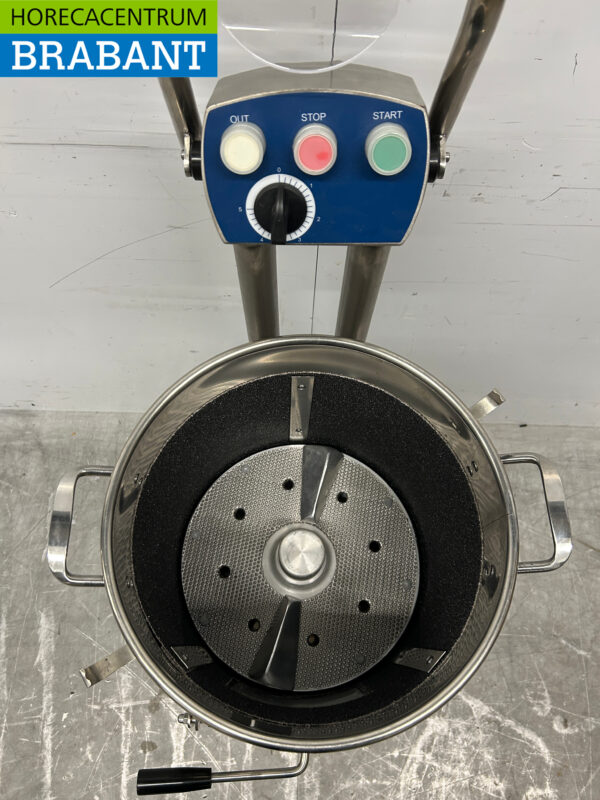 RVS Aardappelschrapmachine Schrapmachine 15 kg 230V Horeca - Afbeelding 4