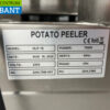 RVS Aardappelschrapmachine Schrapmachine 15 kg 230V Horeca - Afbeelding 5