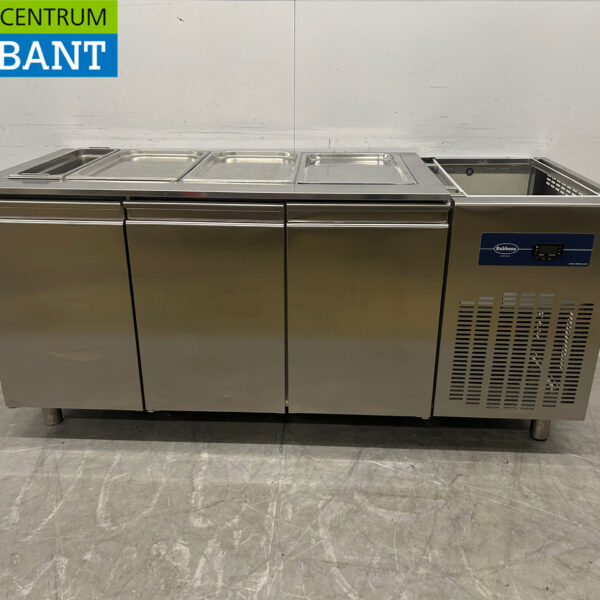 RVS Rubbens Koelwerkbank 3 deuren 175,5 cm 230V Horeca
