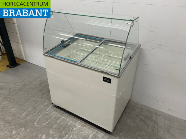 Verrijdbare Combisteel Corsica Schepijsvitrine 6 bakken 230V Horeca - Afbeelding 2