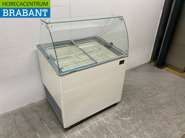 Verrijdbare Combisteel Corsica Schepijsvitrine 6 bakken 230V Horeca - Afbeelding 3