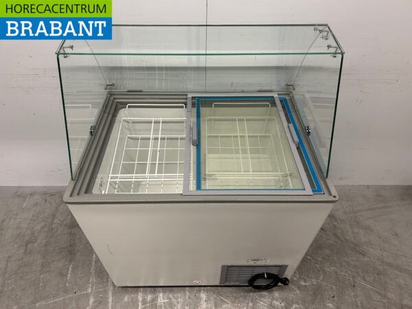 Verrijdbare Combisteel Corsica Schepijsvitrine 6 bakken 230V Horeca - Afbeelding 4