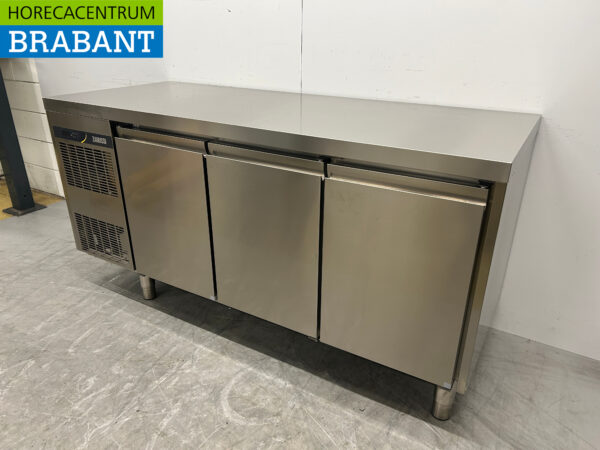RVS Zanussi ZH3HBAAA Koelwerkbank 3 deuren 179,9 cm 230V Horeca - Afbeelding 3