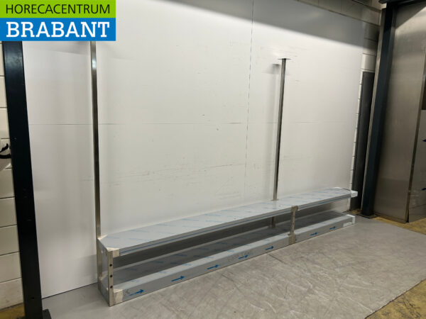 RVS Plafond Rek Etagère Brug 320 x 30 x 197,5 cm Horeca - Afbeelding 2