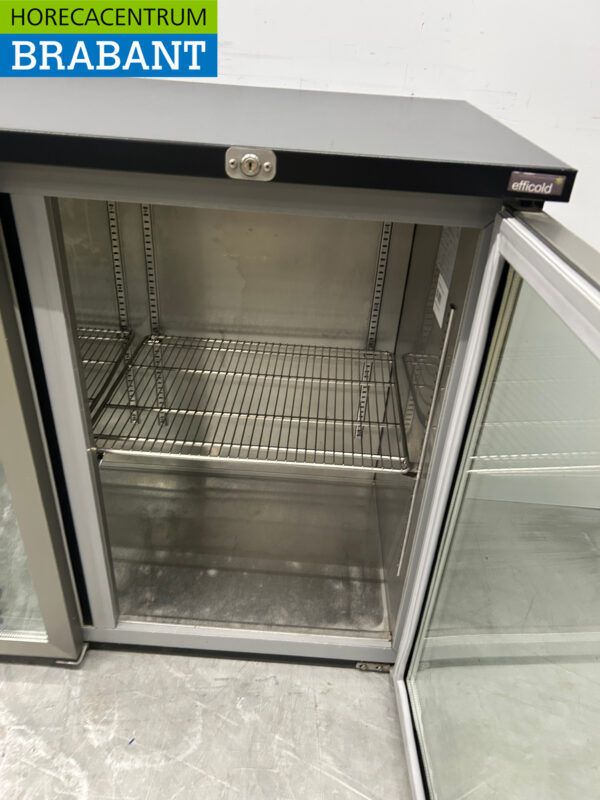 Efficold BBC-3P-N Backbar Barkoeling 3 glazen klapdeuren 201,5 cm 230V Horeca - Afbeelding 5