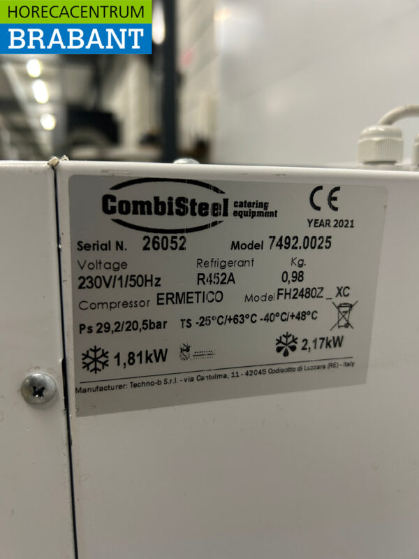 Combisteel Vriescelaggregaat Vriescel Insteekunit Monoblock Wandunit 9,8 m3 230V Horeca - Afbeelding 6