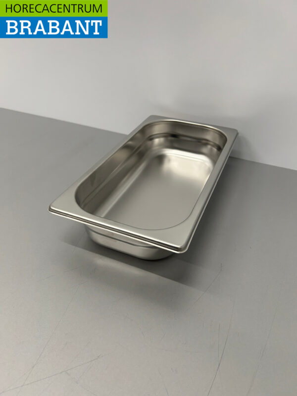 RVS Gastronorm Bak GN Bak 1/3 GN Diepte 65 mm Horeca - Afbeelding 3