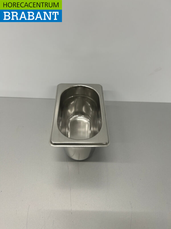 RVS Gastronorm Bak GN Bak 1/9 GN Diepte 100 mm Horeca