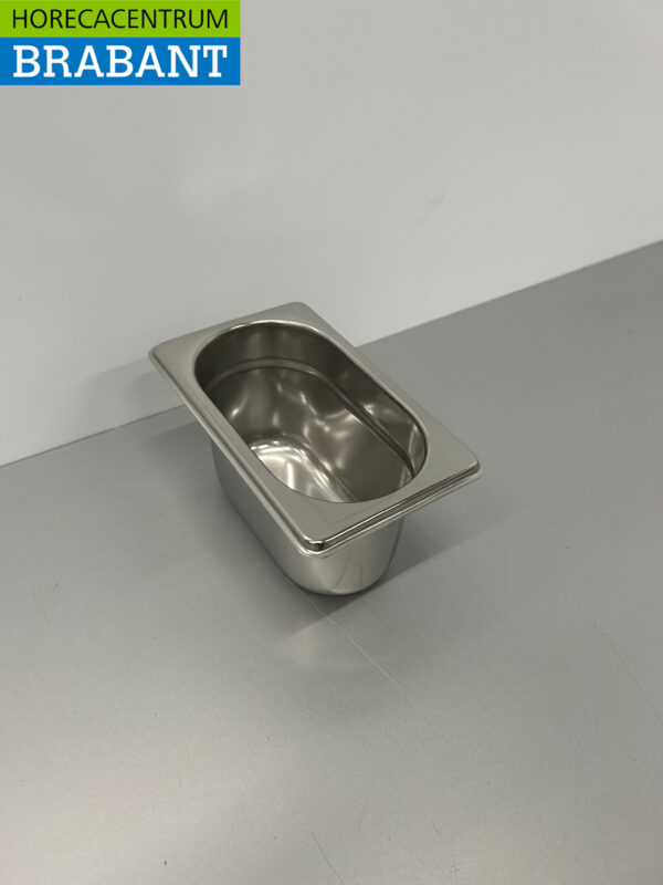 RVS Gastronorm Bak GN Bak 1/9 GN Diepte 100 mm Horeca - Afbeelding 2