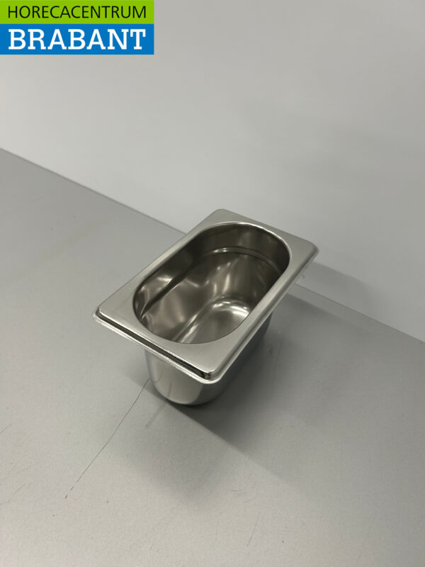 RVS Gastronorm Bak GN Bak 1/9 GN Diepte 100 mm Horeca - Afbeelding 3